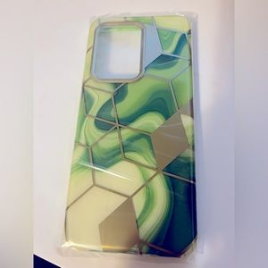 Galaxy S20 Green Marble Phone Case